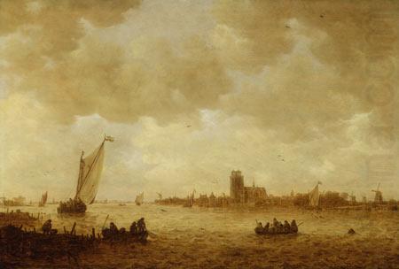Jan van Goyen View of Dordrecht china oil painting image